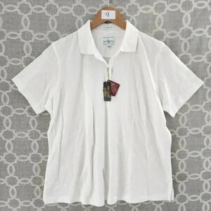 NWT Outer Banks White Polo Shirt Women's L